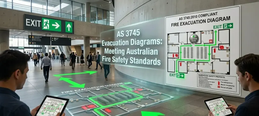 AS 3745 Evacuation Diagrams:  Australian Fire Safety Standards